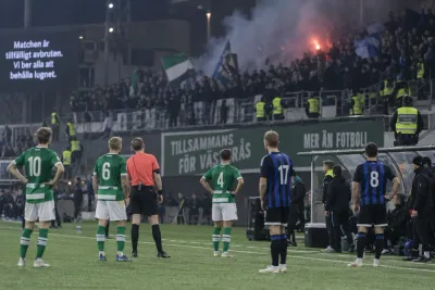 Knallskott stoppade Västerås mot Sirius