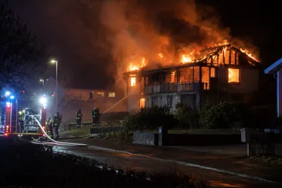 Villa övertänd i Färgelanda – boende tog sig ut
