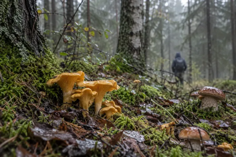 Regnet kan ge fart åt sen svampsäsong
