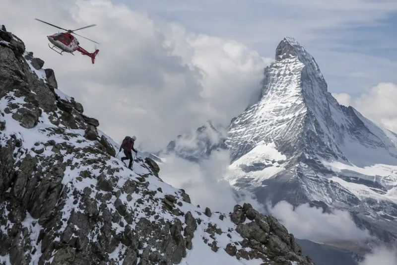 Kalie McCrystal saknas efter nedstigning från Matterhorn