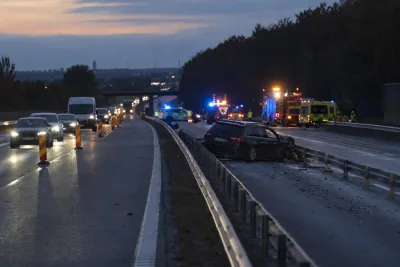 E6 stängdes efter singelolycka vid Lundåkra