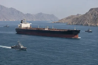 Iran aviserar ny förbjuden zon vid Hormuzsundet