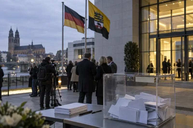 AfD störst i Sachsen-Anhalt men utan egen majoritet