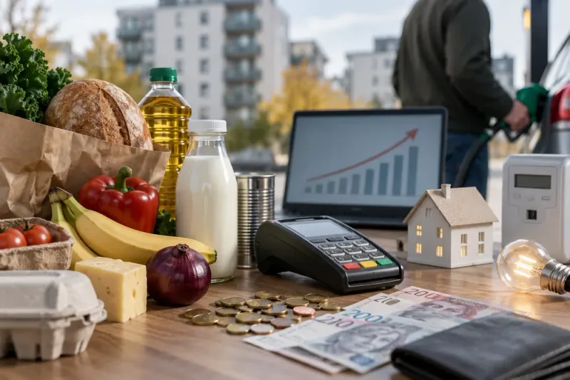 KPI-inflationen ökar medan KPIF ligger kvar