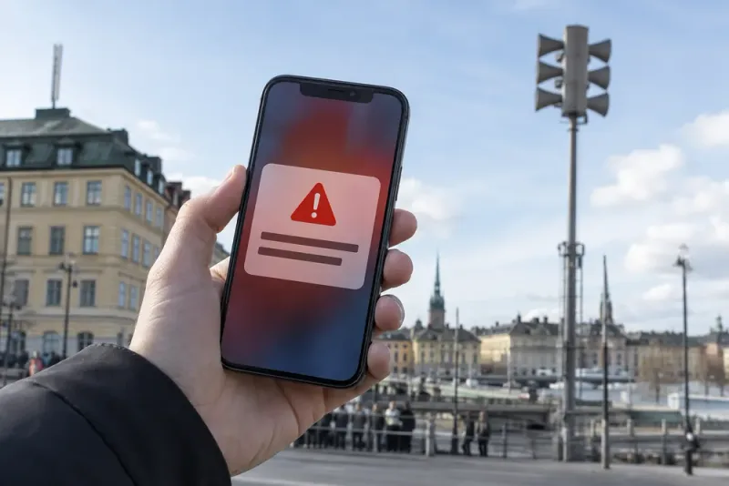 Första testet av SE-Alert genomförs i Sverige