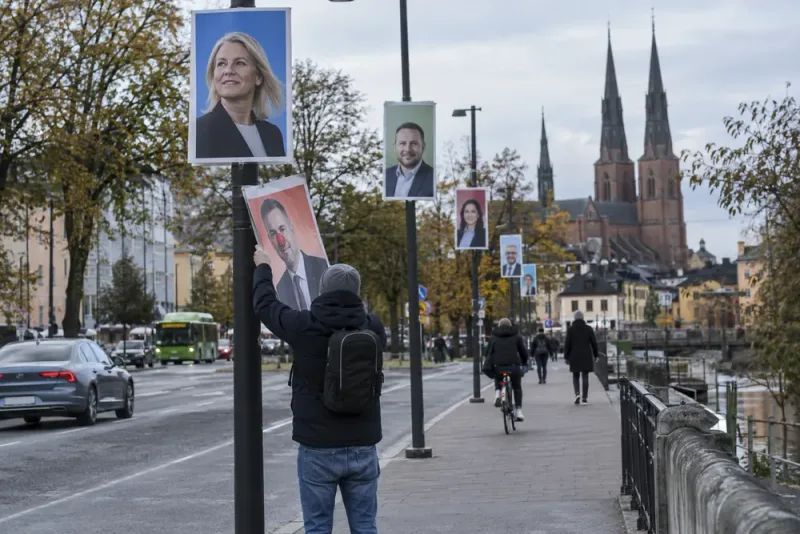 Chang Frick tar på sig falska valaffischer