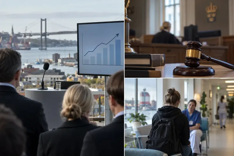 Tre händelser präglade nyhetsdagen i Västsverige