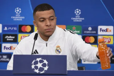 Kylian Mbappé flyttade sponsorns flaskor