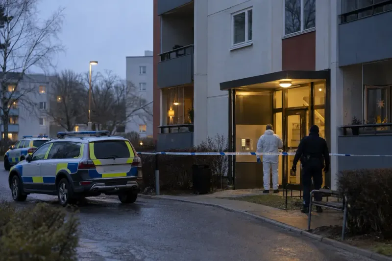 Man hittad död i bostad – en gripen