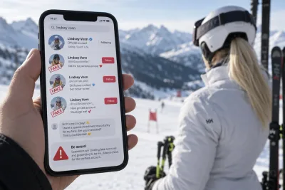 Lindsey Vonn varnar för falska konton