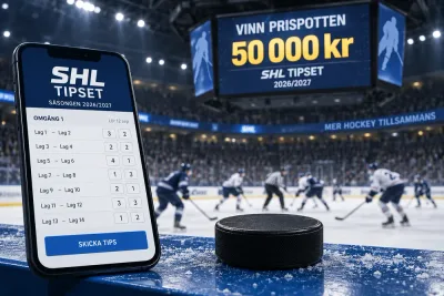 SHL-tipset tillbaka med 50 000 kronor
