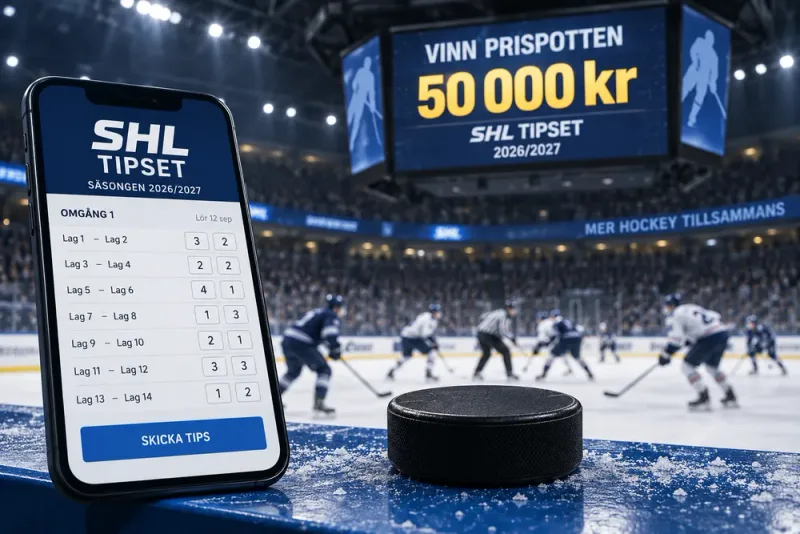SHL-tipset tillbaka med 50 000 kronor