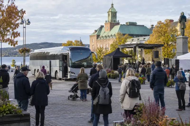 Valbussen avslutar länsturnén i Östersund
