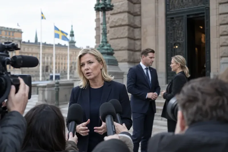 Ebba Busch öppnar för regering utan SD-ministrar
