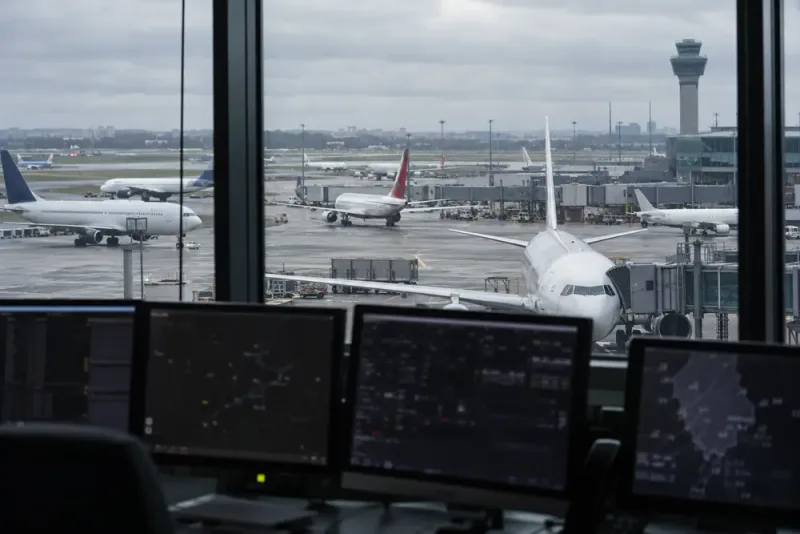 Nära 300 flyg ställdes in efter brittiskt systemfel