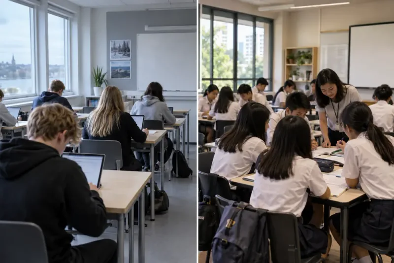 Singapore drar ifrån Sverige i Pisa