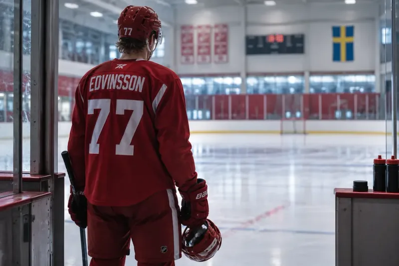 Simon Edvinsson väntar på Detroit-besked