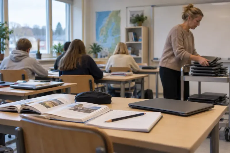 Liberalerna vill stoppa egna elevdatorer efter Pisa-ras