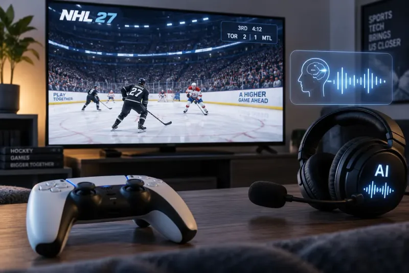 NHL 27 använder AI i kommenteringen
