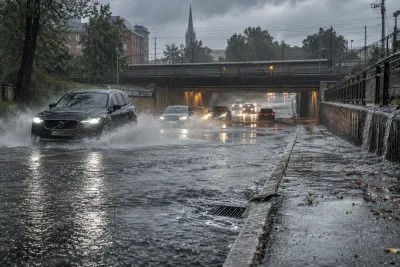 SMHI varnar för kraftigt regn söder om Gävle