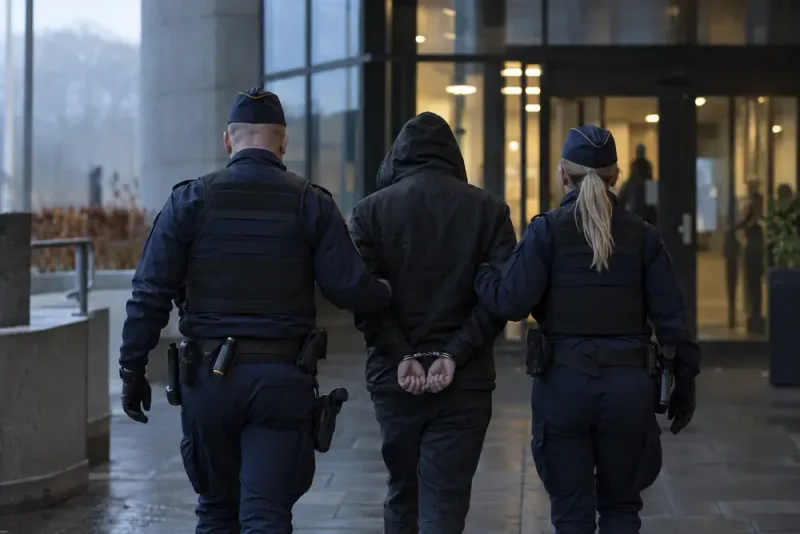 Man gripen misstänkt för folkmord och grovt folkrättsbrott
