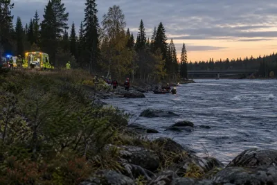 Person förd till sjukhus efter drunkningslarm i Bodån
