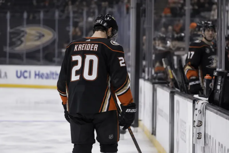Anaheim Ducks kan bryta Chris Kreiders avtal