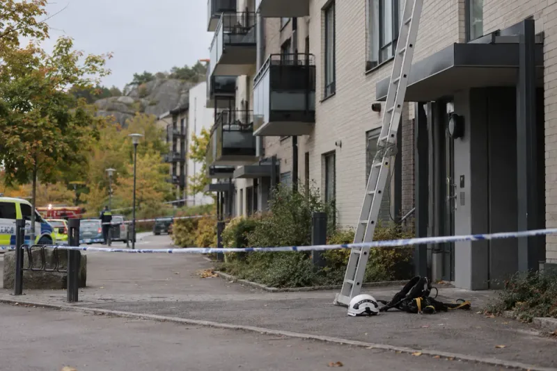 Man död efter arbetsplatsolycka i Göteborg