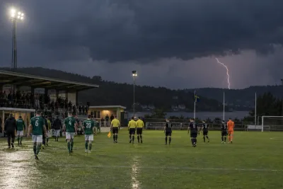 Åskoväder stoppade Ljungskile mot Norrby
