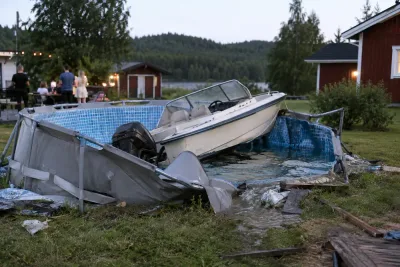 Båt i pool fick miljontals visningar