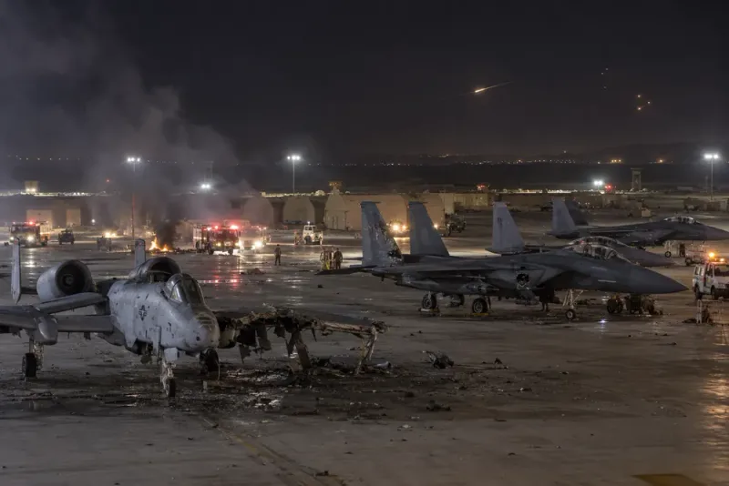 Iranska robotattacken skadade flera amerikanska stridsflyg