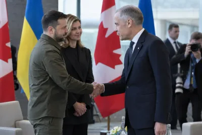 Kanada och Ukraina fördjupar samarbetet under Zelenskyjs besök