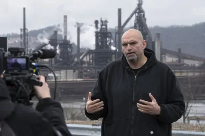 John Fetterman väcker partispekulation efter republikanskt konvent