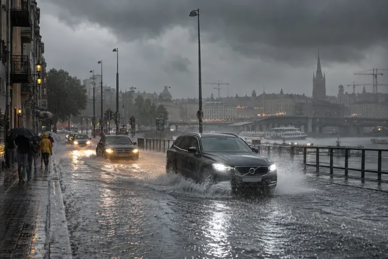 Skyfallsvarning utökad till Stockholm och östra Svealand