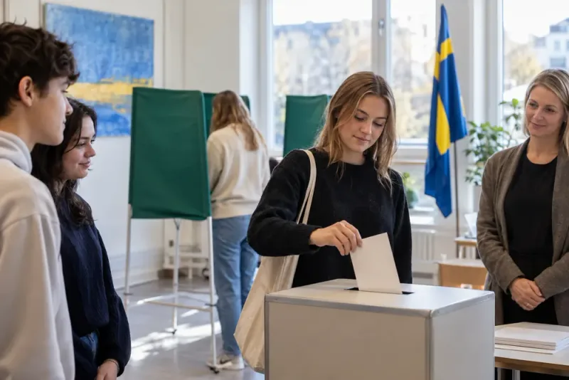Valla folkhögskola förbereder förstagångsväljare inför valet