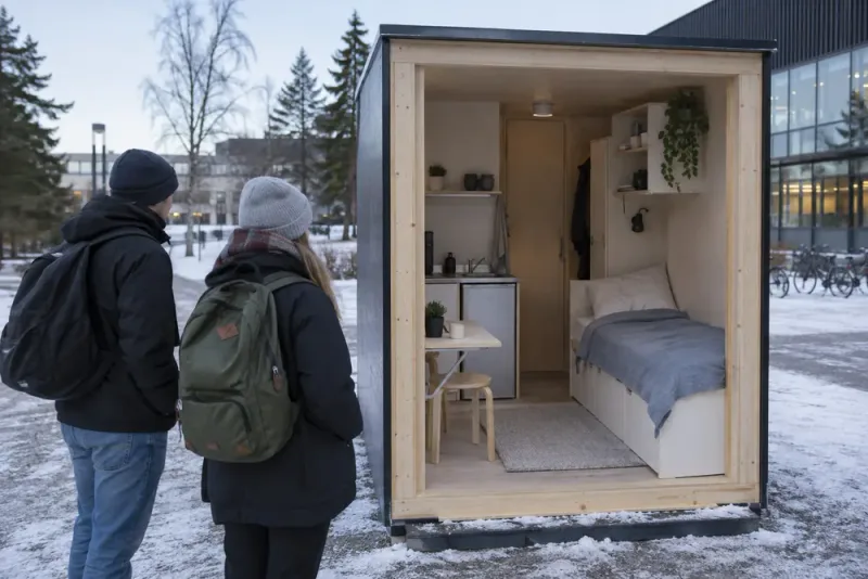 25-åring i Umeå har råd med 4,5 kvadratmeter
