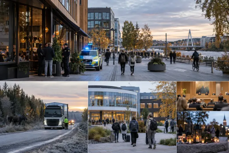 Flera händelser uppmärksammades i Västerbotten under torsdagen