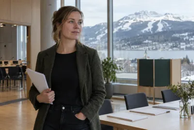 Andrea Kärrman kandiderar för Miljöpartiet i Åre