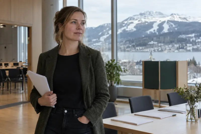 Andrea Kärrman kandiderar för Miljöpartiet i Åre