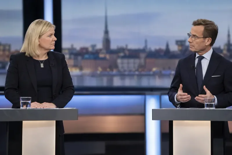 Magdalena Andersson pressar Ulf Kristersson inför slutduellen