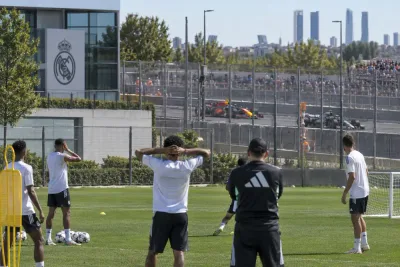 Formel 1 stör Real Madrids uppladdning