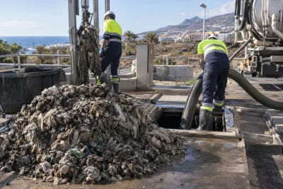 200 ton våtservetter stoppade Teneriffas avlopp