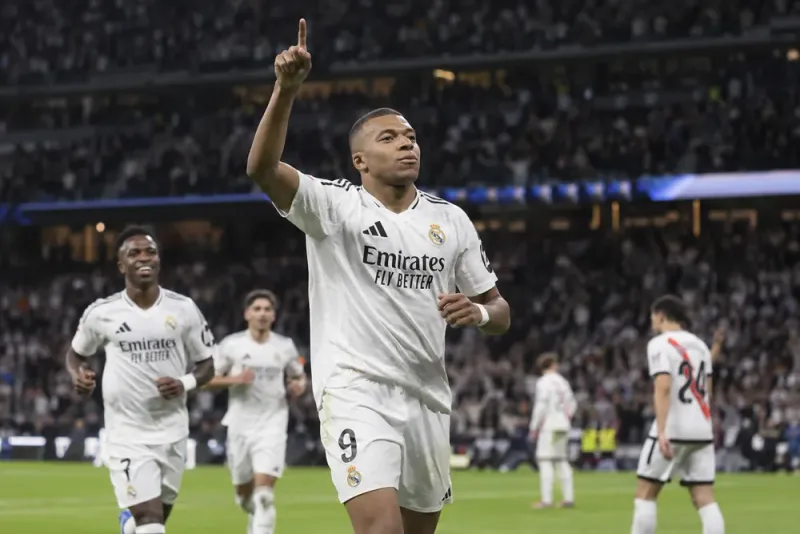 Kylian Mbappé slog till två gånger