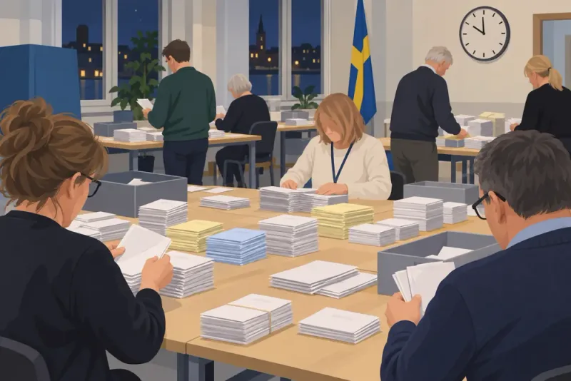 Valet avgörs efter kvällens rösträkning