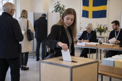 Rekordmånga förtidsröster när Sverige går till val