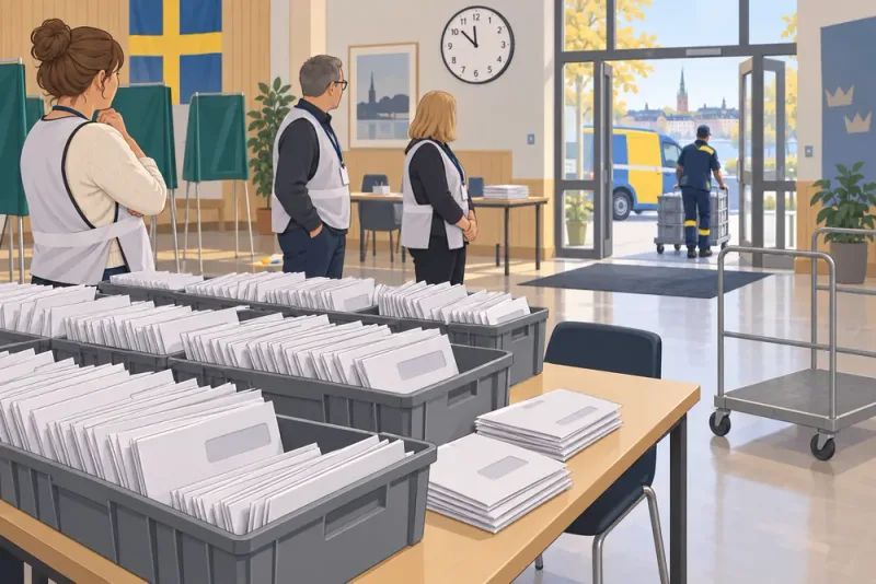 Postnord försenat med rekordmånga förtidsröster