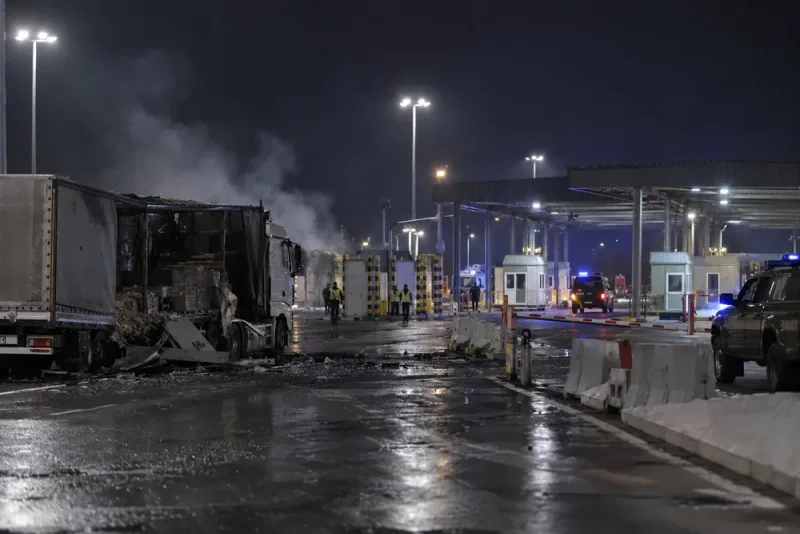 Ryska drönare slog till nära Polens gräns