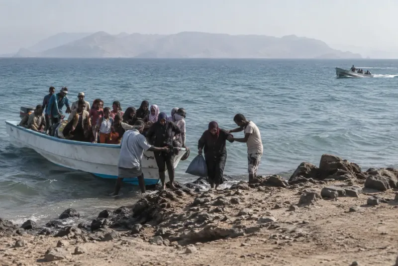 Över 2 000 flyr Jemen över Bab al-Mandab