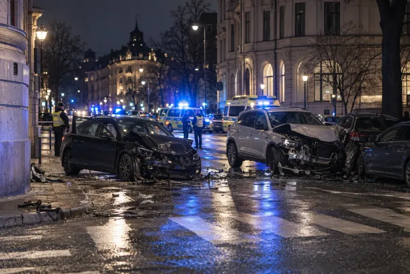 Lotta Hellstrand dog efter våldsam krasch på Östermalm