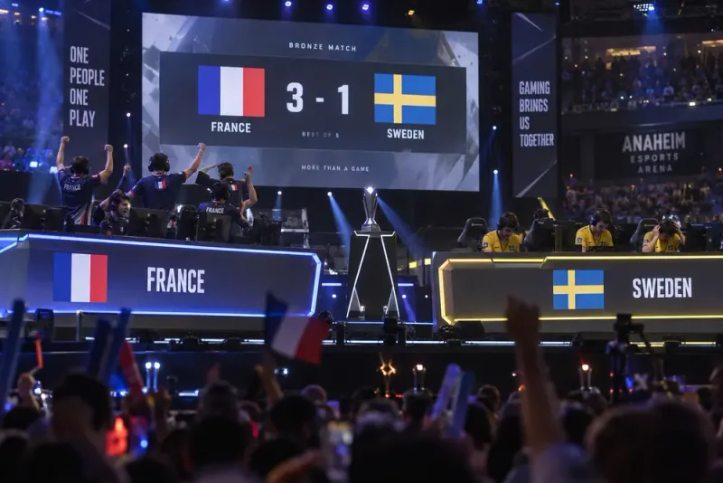 Frankrike stoppade Sverige från VM-brons